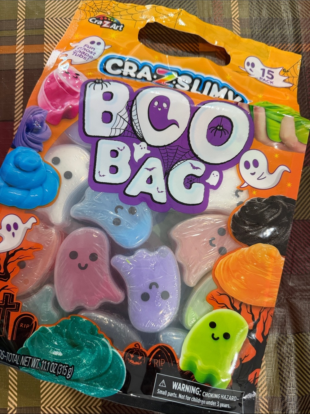 New-Spooky Crazy Slime Bag of 15